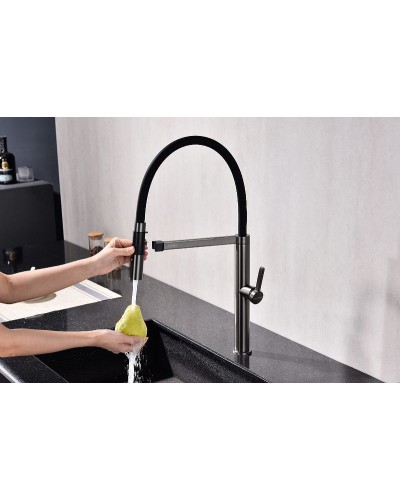 Смеситель для кухни Paulmark Leader Le214101-B Беретта