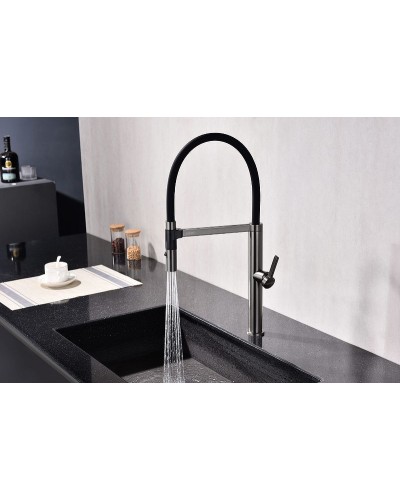 Смеситель для кухни Paulmark Leader Le214101-B Беретта