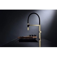 Смеситель для кухни Paulmark Leader Le214101-G Золото