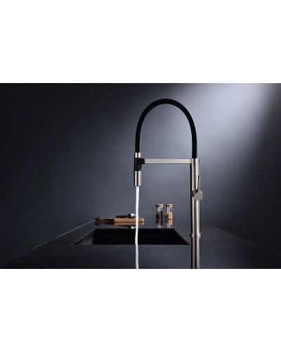 Смеситель для кухни Paulmark Leader Le214101-NI Никель