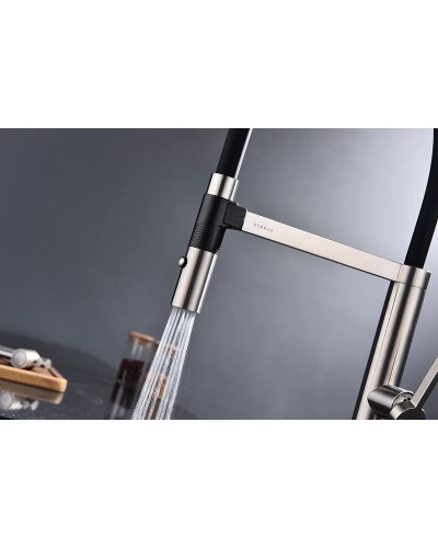 Смеситель для кухни Paulmark Leader Le214101-NI Никель