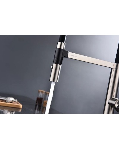 Смеситель для кухни Paulmark Leader Le214101-NI Никель