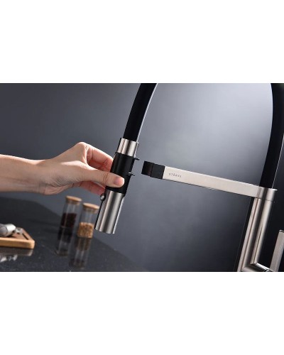 Смеситель для кухни Paulmark Leader Le214101-NI Никель