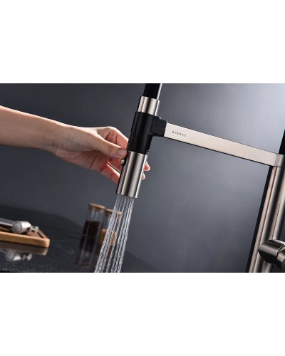 Смеситель для кухни Paulmark Leader Le214101-NI Никель