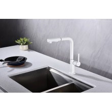 Смеситель для кухни Paulmark Neo Ne214419-431 Белый матовый