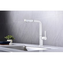 Смеситель для кухни Paulmark Neo Ne214419-431 Белый матовый