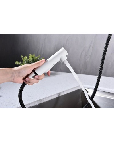 Смеситель для кухни Paulmark Neo Ne214419-431 Белый матовый