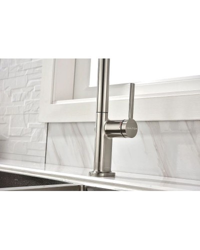 Смеситель для кухни Paulmark Neo Ne214419-Ni Никель