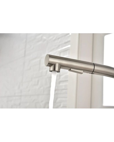 Смеситель для кухни Paulmark Neo Ne214419-Ni Никель