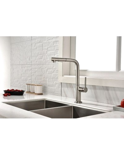 Смеситель для кухни Paulmark Neo Ne214419-Ni Никель