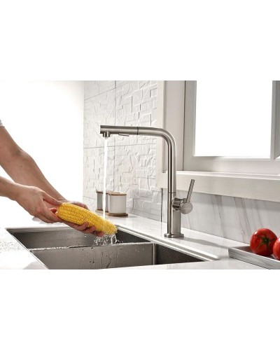 Смеситель для кухни Paulmark Neo Ne214419-Ni Никель