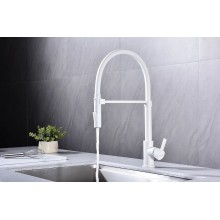 Смеситель для кухни Paulmark Halt Ha214021-431 Белый матовый