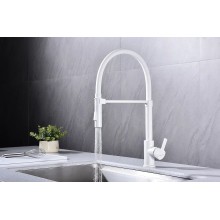 Смеситель для кухни Paulmark Halt Ha214021-431 Белый матовый