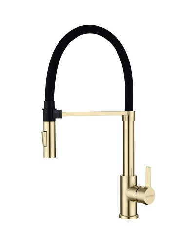 Смеситель для кухни Paulmark Halt Ha214021-SBG Светлое брашированное золото