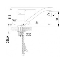 Смеситель для кухни Lemark Plus Grace LM1504C Хром