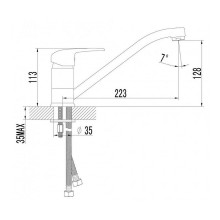 Смеситель для кухни Lemark Pramen LM3304C Хром
