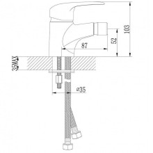 Смеситель для биде Lemark Pramen LM3308C Хром