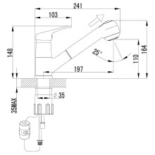 Смеситель для кухни Lemark Omega LM3150C Хром
