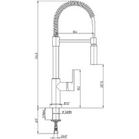 Смеситель для кухни Paini Arena 92CR557LLPEKM Хром