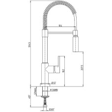 Смеситель для кухни Paini Arena 92CR557LLPEKM Хром