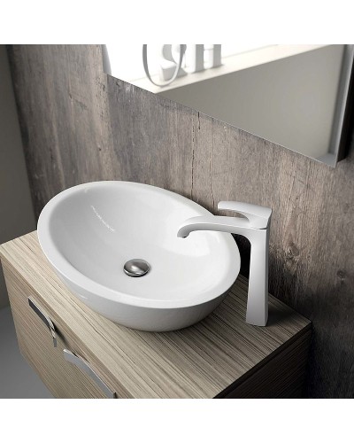 Смеситель для раковины Paini Lady 89BY211LLLSSR Белый матовый Хром