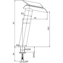 Смеситель для кухни Paini Morgana 73CR579VRKM Хром Стекло