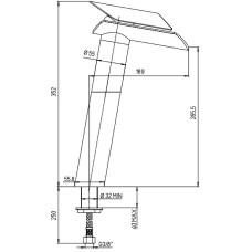 Смеситель для кухни Paini Morgana 73CR579VRKM Хром Стекло