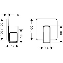 Запорный вентиль Axor Urquiola 11960000