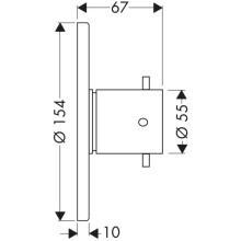 Запорный/переключающий вентиль Axor Starck 10930000