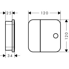 Запорный вентиль Axor One 45771000