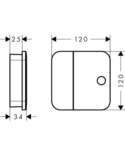 Запорный вентиль Axor One 45771000