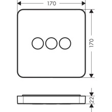 Модуль с тремя запорными клапанами Axor ShowerSelect 36773000