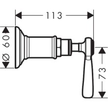 Запорный вентиль Axor Montreux 16872000