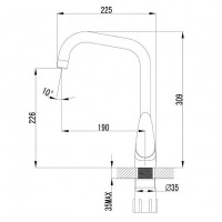 Смеситель для кухни Lemark Pramen LM3355C Хром