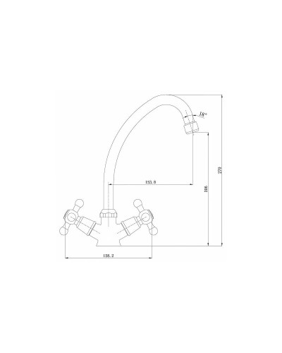 Смеситель для кухни Lemark Soul LM6040C Хром