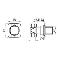 Запорный вентиль Noken Lounge N199999079