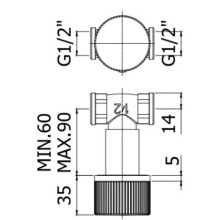 Запорный вентиль Paffoni Joker JO004CR