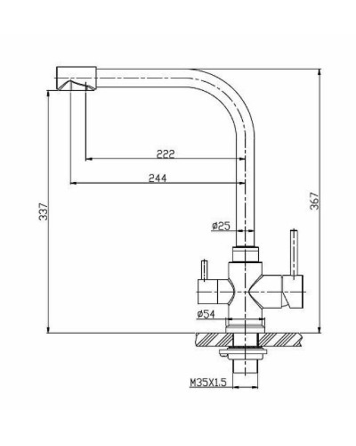 Смеситель для кухни BelBagno BB-LAM15-IN Сатин