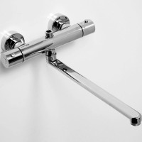 Смеситель для ванны WasserKRAFT Berkel 4822L универсальный с термостатом Хром