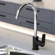 Смеситель для кухни Damixa RedBlu 790720000 Черный Хром