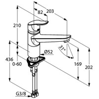 Смеситель для кухни Kludi Objekta 325740575 Хром