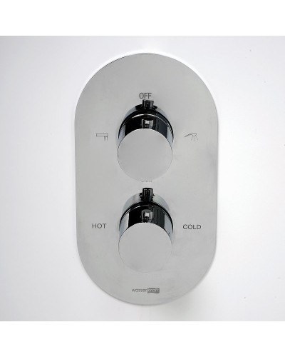 Смеситель для душа WasserKRAFT Berkel 4844 с термостатом Хром