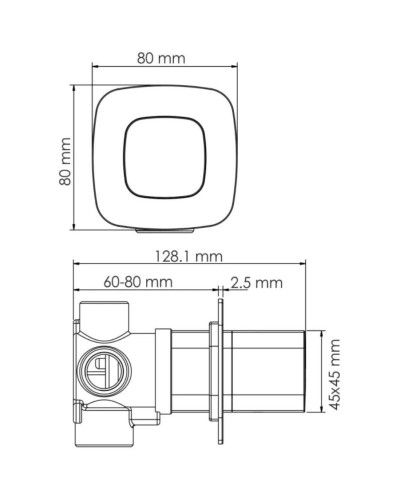 Переключатель на 3 положения WasserKRAFT Nuthe A265