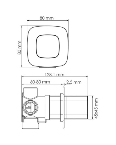 Переключатель на 3 положения WasserKRAFT Saale A267