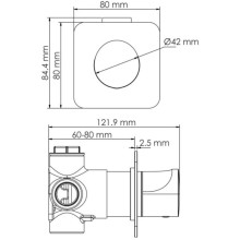 Переключатель на 2 положения WasserKRAFT Spree A272
