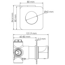 Переключатель на 2 положения WasserKRAFT Neckar A277