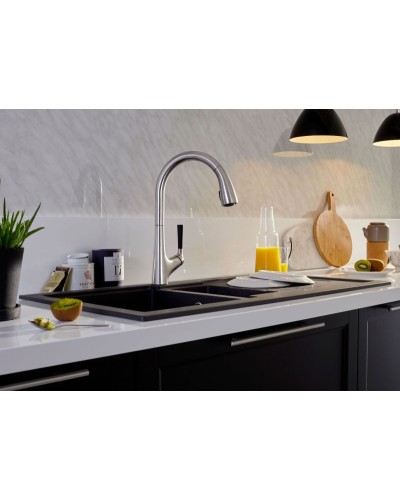 Смеситель для кухни Jacob Delafon Malleco E562-VS Матовая сталь