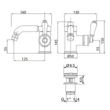 Смеситель для биде Migliore Ermitage 24999 Хром