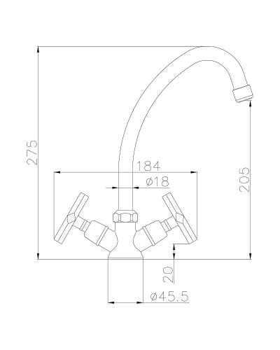 Смеситель для кухни Lemark Promotion LM6050C Хром