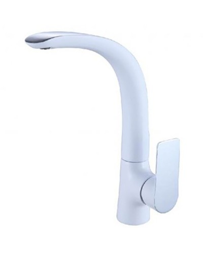 Смеситель для кухни Aquanet Arctic AF520-41СW Хром Белый